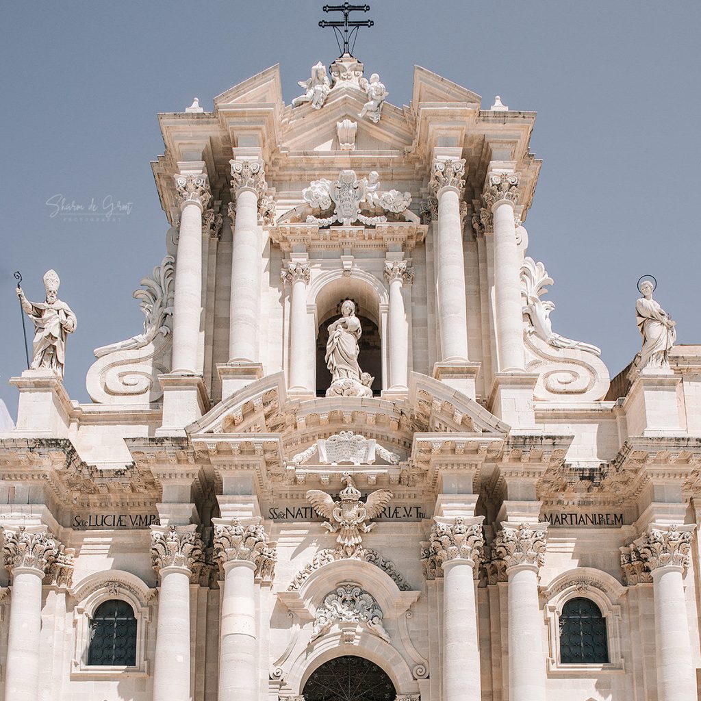 Exterior of the Cathedral of Syracuse